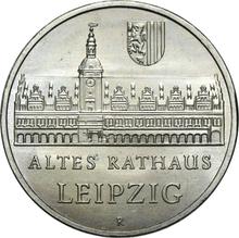 5 marcos 1984 A   "Ayuntamiento viejo de Leipzig"