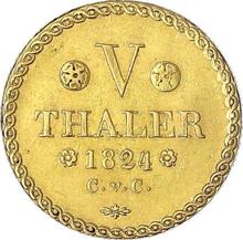 5 Thaler 1824  CvC 