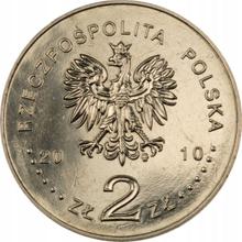2 złote 2010 MW  UW "Polski sierpień 1980 - Solidarność"