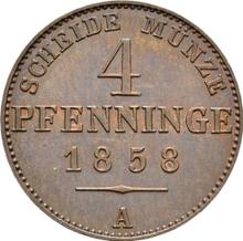 4 Pfennig 1858 A  
