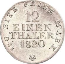 1/12 Thaler 1820  I.G.S. 