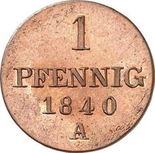 1 fenig 1840 A  