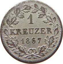 1 Kreuzer 1867   