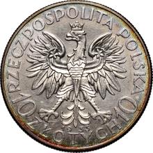 10 Zlotych 1933    "Polonia"