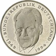 2 marcos 1995 G   "Willy Brandt"