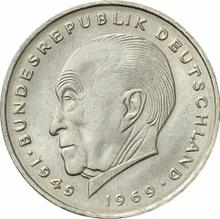 2 марки 1973 F   "Аденауэр"