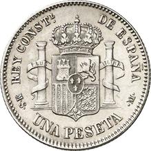 1 Peseta 1884  MSM 