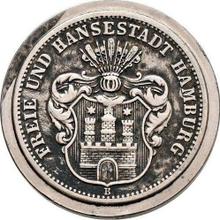 10 марок 1874 B   "Гамбург"