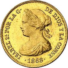 2 escudo 1868   