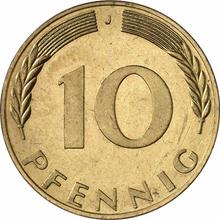 10 Pfennige 1970 J  