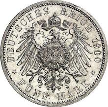 5 марок 1900 G   "Баден"
