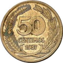 50 Centimos 1937    (Probe)