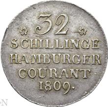 32 шиллинга 1809  C.A.I.G. 