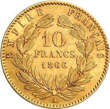 10 francos 1866 A  