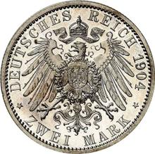 2 марки 1904 A   "Любек"