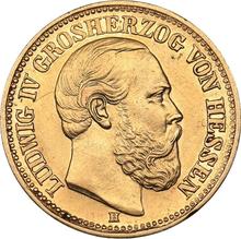 10 marcos 1879 H   "Hessen"
