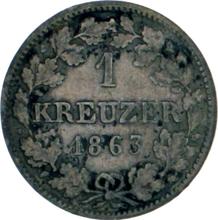 1 крейцер 1863   