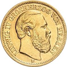 10 марок 1880 H   "Гессен"
