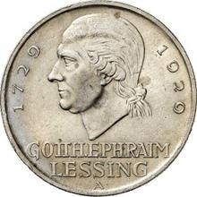 5 Reichsmark 1929 A   "Lessing"