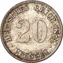 20 fenigów 1874 B  