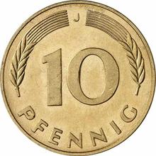 10 fenigów 1977 J  