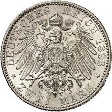 2 марки 1893 E   "Саксония"