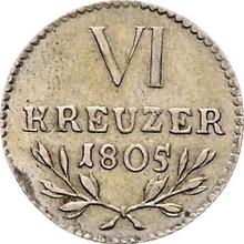 6 Kreuzer 1805   