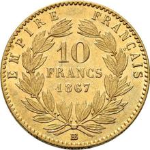 10 francos 1867 BB  