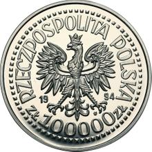 100000 Zlotych 1994 MW  ET "60th Anniversary of the Warsaw Uprising"