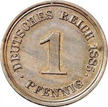 1 Pfennig 1885 E  
