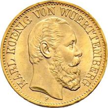 10 марок 1874 F   "Вюртемберг"
