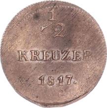 1/2 Kreuzer 1817   