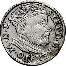 Trojak (3 groszy) 1585    "Lituania"