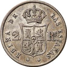 2 reales 1858   
