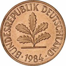 2 Pfennig 1984 G  