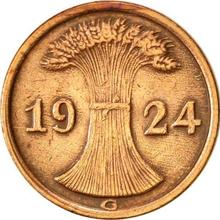 2 Rentenpfennigs 1924 G  