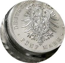 5 marcos 1874-1876    "Prusia"