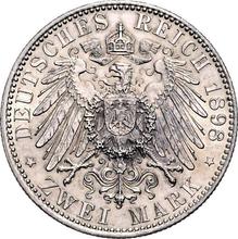 2 marcos 1898 A   "Sajonia-Weimar-Eisenach"