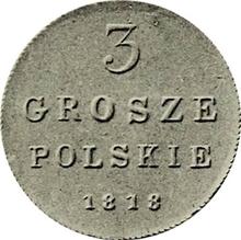 3 Grosze 1818  IB  "Kurzer Schwanz"