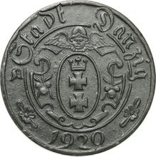 10 Pfennige 1920    ""10" pequeña"