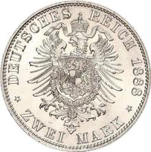 2 marcos 1888 A   "Prusia"