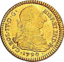 2 escudos 1790 P SF 