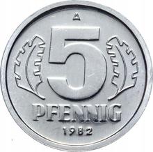 5 fenigów 1982 A  