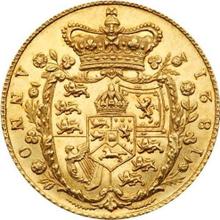 1/2 Pfund (Halb-Sovereign) 1821   BP "Wappen mit Blumen"