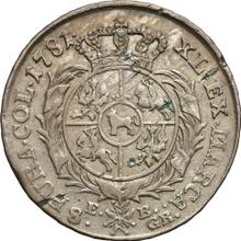 Dwuzłotówka (8 groszy) 1781  EB 