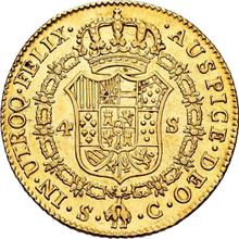 4 escudos 1784 S C 