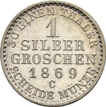 Silber Groschen 1869 C  