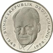 2 marcos 1996 G   "Willy Brandt"
