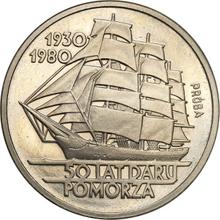 100 Zlotych 1980 MW   "Segelschulschiff „Dar Pomorza“" (Probe)