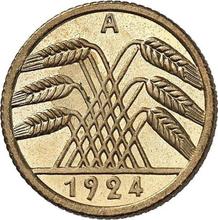 5 Rentenpfennig 1924 A  
